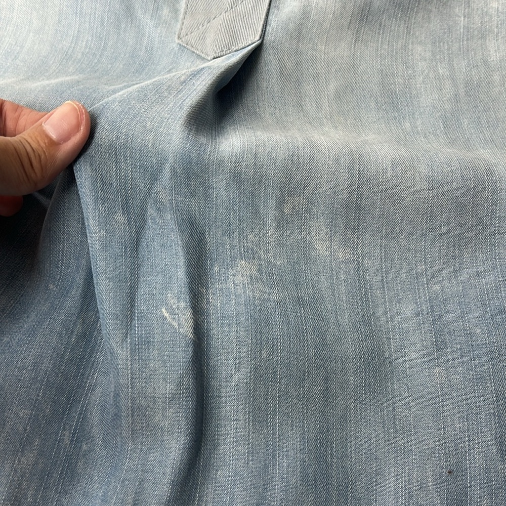 Anthropologie Holding Horses Chambray Button Down Shirt - Picture 11 of 12